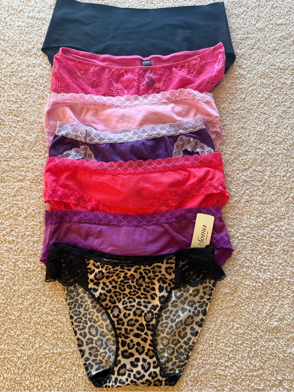 🌸 Luxury Lingerie Bundle: Natori & Soma (7 Pairs total) 🌸